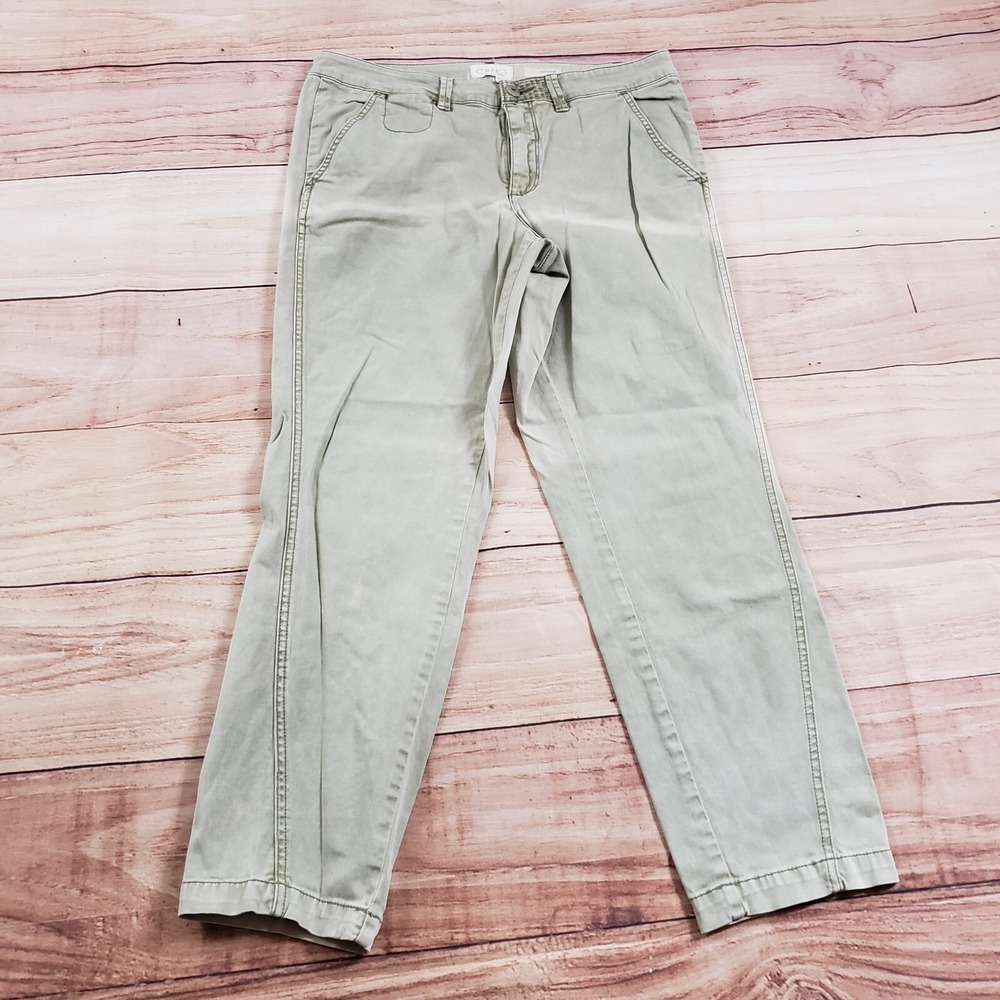 Anthropologie Pants Womens‎ 31 Beige Chino Relaxed Straight Casual Ladies 31x27